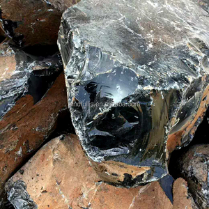 Windfull all'ingrosso naturale roccia grezza di ossidiana pietra ruvida per la creazione di gioielli - Product Image 4