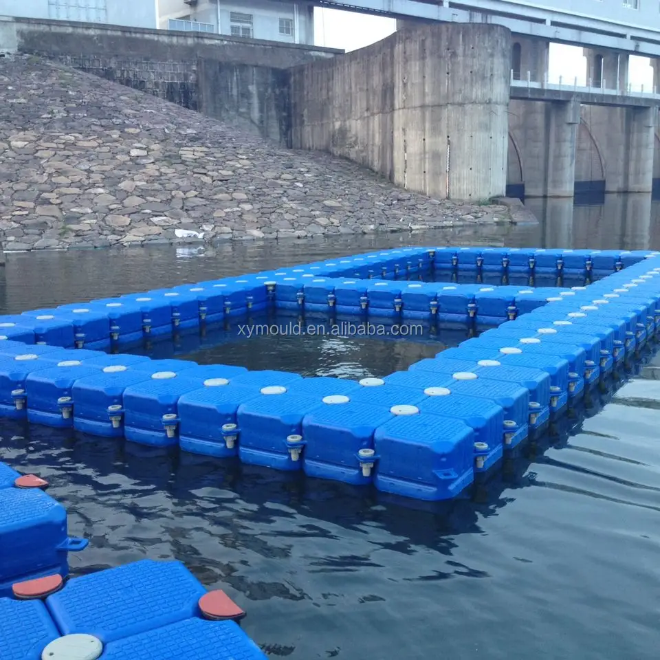 Fabrication de flotteurs en hdpe, matériel de ferme de poissons