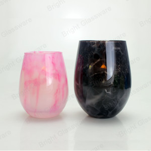 En gros haute qualité noir marbre pierre naturelle logo personnalisé porte-bougies fabriqué en chine - Product Image 1
