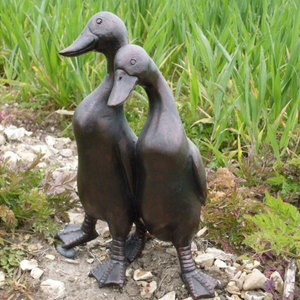 Statue <span class=keywords><strong>di</strong></span> Anatre in Volo in Bronzo a Grandezza Naturale per Decorazione <span class=keywords><strong>di</strong></span> Laghetti e Giardini, Scultura <span class=keywords><strong>di</strong></span> Uccelli in Metallo Personalizzata - Product Image 2