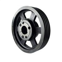 Poulie de courroie trapézoïdale pour moteur de compresseur d'air en acier GG25, marque JUDE, norme européenne, taille personnalisée, OEM, alésage 50 mm, 3 rainures, 200 mm