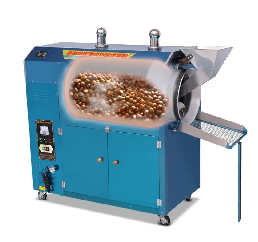 Mini type widely used peanut roaster / automatic sunflower seeds roasting machine
