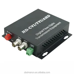 光ファイバーディジットビデオコンバーター2chカメラリンクビデオコンバーター (アナログBNCポート、ターミナルブロックデータ20KM)