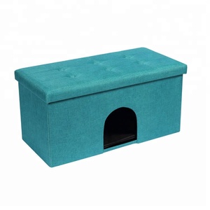 פו פשתן בד לחיות מחמד מתקפל בית כלב בית אחסון עות 'מאני עבור חיות מחמד - Product Image 3