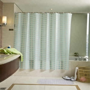 Cortina de <span class=keywords><strong>ducha</strong></span> de <span class=keywords><strong>vinilo</strong></span> impresa personalizada duradera de diseño moderno - Product Image 3