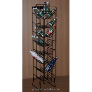 Cửa Hàng Bán Lẻ Pop <span class=keywords><strong>Counter</strong></span> Khuyến Mãi Bán Lẻ Dây Kim Loại Đồ Uống Chai Hiển Thị <span class=keywords><strong>Rack</strong></span> Dispenser - Product Image 2