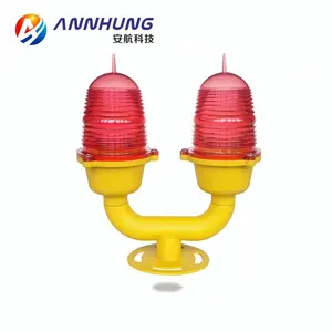 AH-LI/D Đèn Báo Hàng Không Đôi Cường Độ Thấp/Đèn Tháp Viễn Thông/Đèn Cảnh Báo