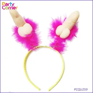 Повязка на голову Bride To Be Pink Willy Boppers, аксессуары для ночной вечеринки для девочки