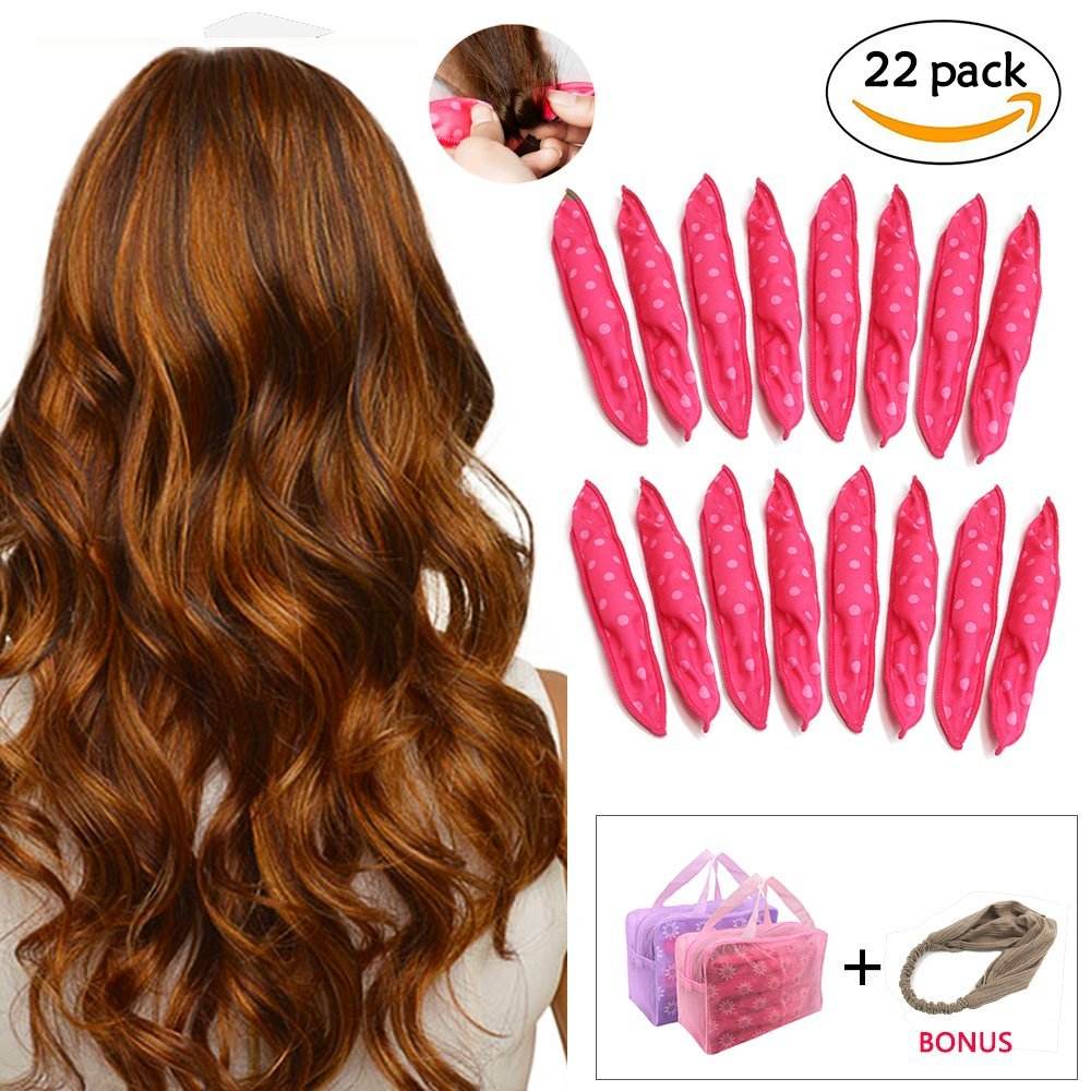 Sponge Bubble Hot Rollers No Heat Hair Curlers Effortless Styling
