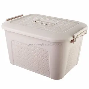 Caixa de armazenamento para uso doméstico, caixa de armazenamento de 20 litros