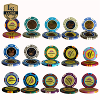 Marque Nouvelle 4750 En Plastique Design Personnalisé Hologramme Autocollant Puce de Poker