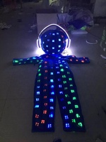 Costume DJ lumineux à LED, déguisement, vêtements pour spectacle de danse sur scène et boîte de nuit