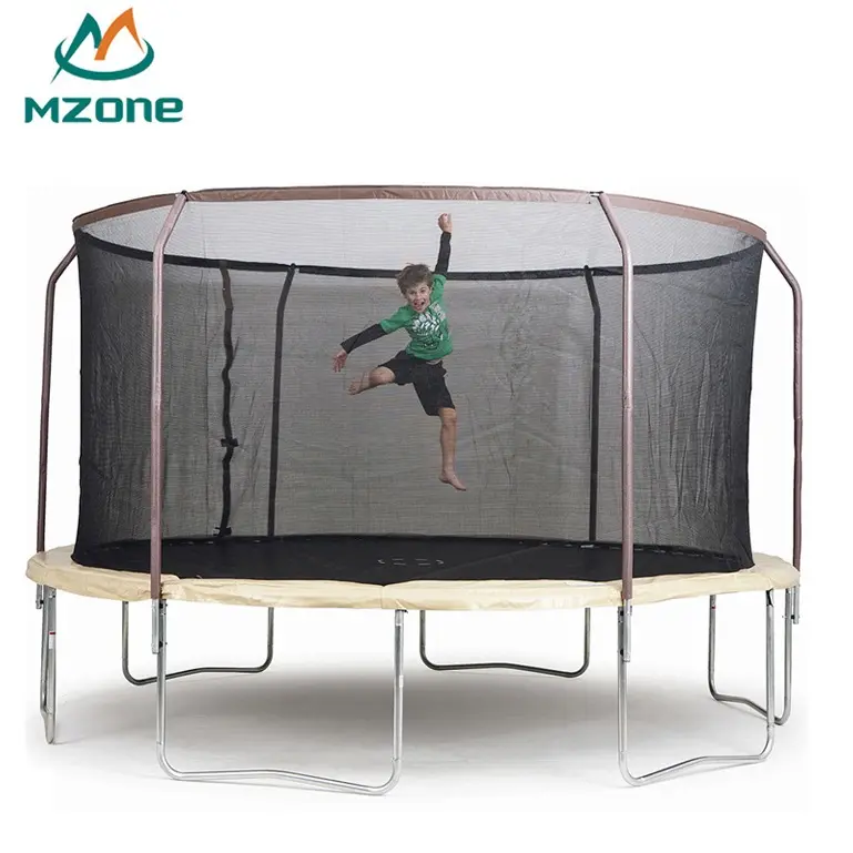 Mzone 13ft थोक बच्चों बिक्री के लिए पेशेवर 4 m trampoline आउटडोर