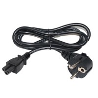 Câble d'alimentation Euro Standard 3 broches Schuko vers IEC C5 AC 10A 250V Kema-KEUR