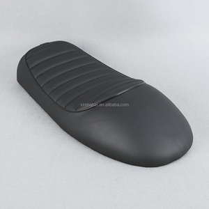 XF190101-01-B nero gobba Vintage Cafe Racer moto sedile della copertura della sella misura per <span class=keywords><strong>Honda</strong></span> CB nuovo - Product Image 2