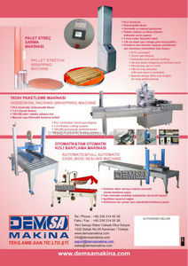DEMSA Pallet <b>Stretch</b> Wrapping <b>Machine</b> Semi-Automatic Electric Driven Plastic Film Packaging for Beverages Food Chemicals Engine - Product Image 3
