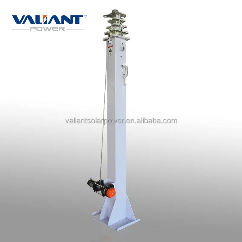 Mobile Telecommunication Tower and Telescopic Antenna Mast