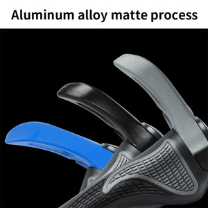Poignées de vélo WEST BIKING en caoutchouc antidérapantes, poignées de guidon de vélo de montagne, accessoires de vélo en alliage d'aluminium, poignées de guidon de vélo - Product Image 2