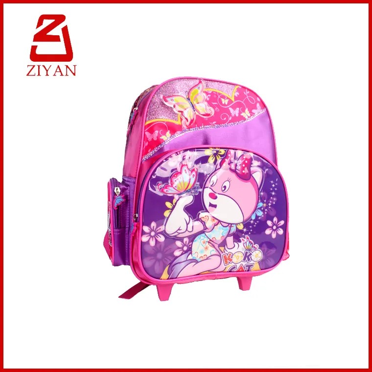 2015 fabrication nouveau style ZIYAN chariot sac d'école en ligne pas cher avec enfants