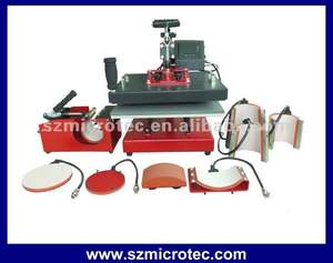 Presse à chaud combinée <span class=keywords><strong>Microtec</strong></span> DCH-600 de haute qualité, presse à chaud multifonction pour t-shirts, tasses, casquettes, assiettes - Product Image 5