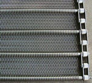 304 Stainless Steel Horseshoe Wire <span class=keywords><strong>Conveyor</strong></span> <span class=keywords><strong>Belt</strong></span> Flat Wire Mesh <span class=keywords><strong>Belt</strong></span> untuk Pemurnian Air - Product Image 6