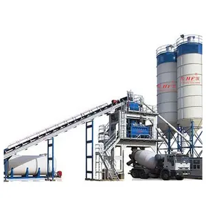 2 silos concrete batching plant fixed hopper concrete batching plant concrete mixing plant