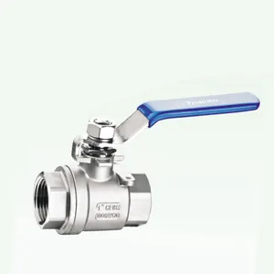 CF8M 1000WOG ss 304 316 2個ステンレス鋼スレッドボールバルブメーカーStainless Steel Small Two Piece Ball Valve