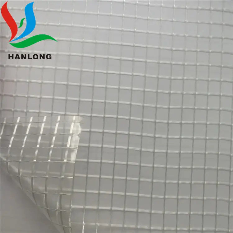 PVC透明で透明なビニールターポリンロール、透明なスクリムターポリン、防水