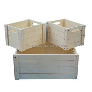 Antique Sử Dụng Thân Thiện Với Môi Trang Trí Bằng Gỗ Crate Hộp Trái Cây Bằng Gỗ Thùng - Product Image 6