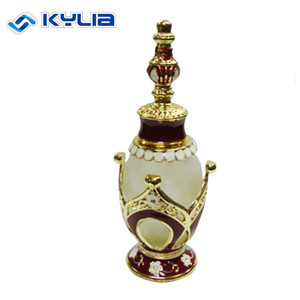 Toptan 12ml güzel ve klasik arapça antika Metal parfüm şişesi - Product Image 2