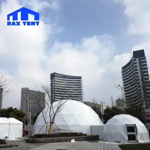 Nhà Máy Cung Cấp 15M Kết Cấu Thép Không Gỉ Geodesic Dome Tent Để Bán