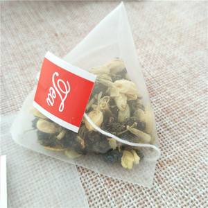 Colore naturale food grade biodegradabile <span class=keywords><strong>di</strong></span> tè sacchetto <span class=keywords><strong>di</strong></span> rete <span class=keywords><strong>di</strong></span> nylon piramide <span class=keywords><strong>bustina</strong></span> <span class=keywords><strong>di</strong></span> tè - Product Image 6
