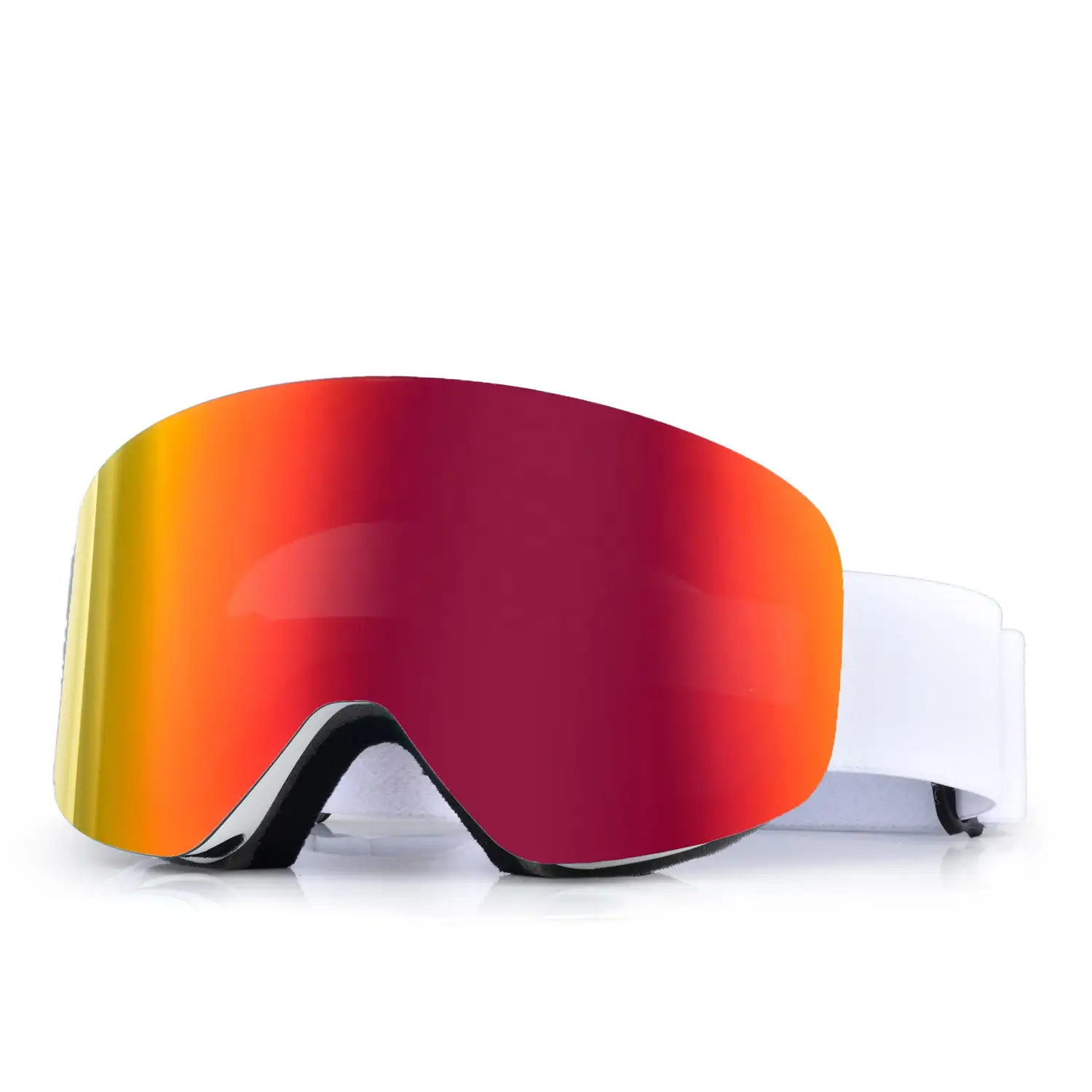 HUBO खेल समर्थन कस्टम छोटे थोक चुंबकीय frameless डिजाइनर सबसे अच्छा नजर आता है स्नोबोर्ड चश्मा बर्फ स्की काले चश्मे