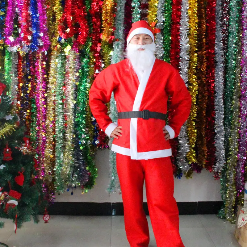 Fantasia de feltro para adultos, traje de feltro barato para festa de natal e ano novo