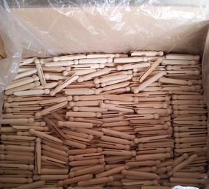 หมุดไม้แกะสลักยังไม่เสร็จ110*14มม. สำหรับหมุดไม้สลักแบบ DIY - Product Image 5