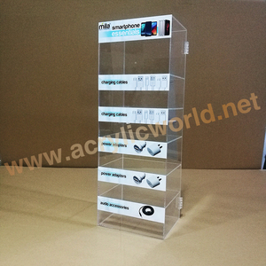 ขาตั้งจอแสดงผลอุปกรณ์เสริมโทรศัพท์มือถืออะคริลิคใสแบบกําหนดเองพร้อมไฟ LED - Product Image 6