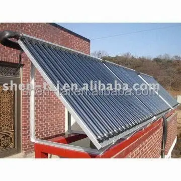 Aplicação térmica solar e coletor solar a vácuo, tubo de vácuo de 58mm * 1800mm