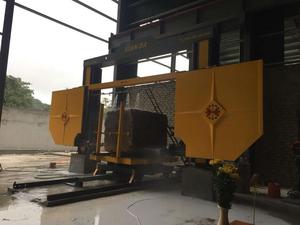 Sabit elmas tel testere kesme taş granit mermer blok tek tel profil soyunma kazıma makinesi - Product Image 5