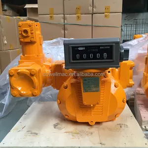 Perpindahan Positif Truk Tangki Bahan Bakar Oil Flow Meter Cair Kontrol Flowmeter