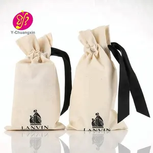 Organic Cotton Pouch、Drawstring Cotton Pouch、Cotton Ribbon String Bag