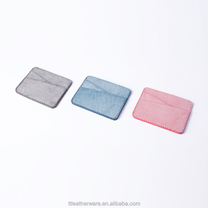 Super Slim ICED Wax Cow Leather <b>Business</b> <b>Card</b> Holder - Product Image 6