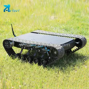 Eco-Friendly robot crawler chassis for education caterpillar rubber tracks