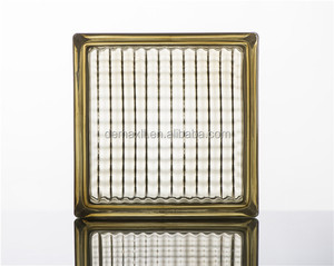 Best-selling decoratieve patroon kleur glas blok/baksteen voor muur