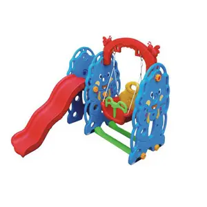 Kiddie scivolo e altalena set con un sedile altalena