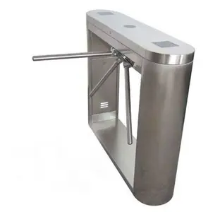 RFID Card Reader Barcode Fingerprint Access Control System Tripod Turnstile Automatic Gate Pedestrian Waist High Turnstile