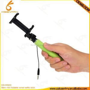 1 unid Mini extensible de mano Fold autorretrato palo soporte <span class=keywords><strong>monopie</strong></span> para el teléfono celular - Product Image 2