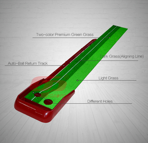 <span class=keywords><strong>Mini</strong></span> <span class=keywords><strong>campo</strong></span> de <span class=keywords><strong>golf</strong></span> equipo de <span class=keywords><strong>golf</strong></span> putter estera poniendo entrenador - Product Image 1