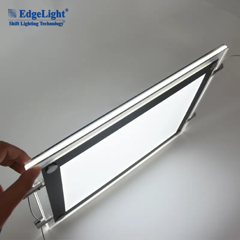 Double side/Single side picture hanging system light base for acrylic led lighted photo frame