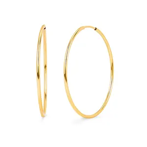 Stainless Steel Hoop Earrings 18k Gold Plated Huggies Gold-plated Earrings Joyeria Fina Stainless Steel De China Jewelry Vendor