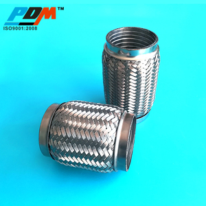Muggito flessibile in acciaio inossidabile 304 con tubo rivestito di parti del motore sistema di scarico - Product Image 6